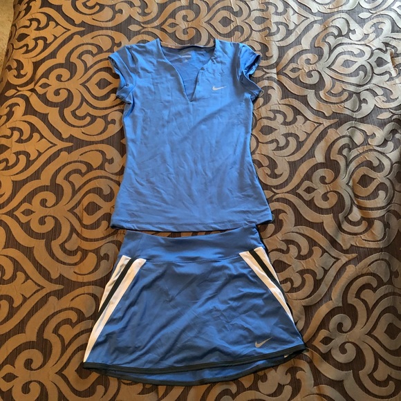 Nike Dri-Fit Blue Tennis Set